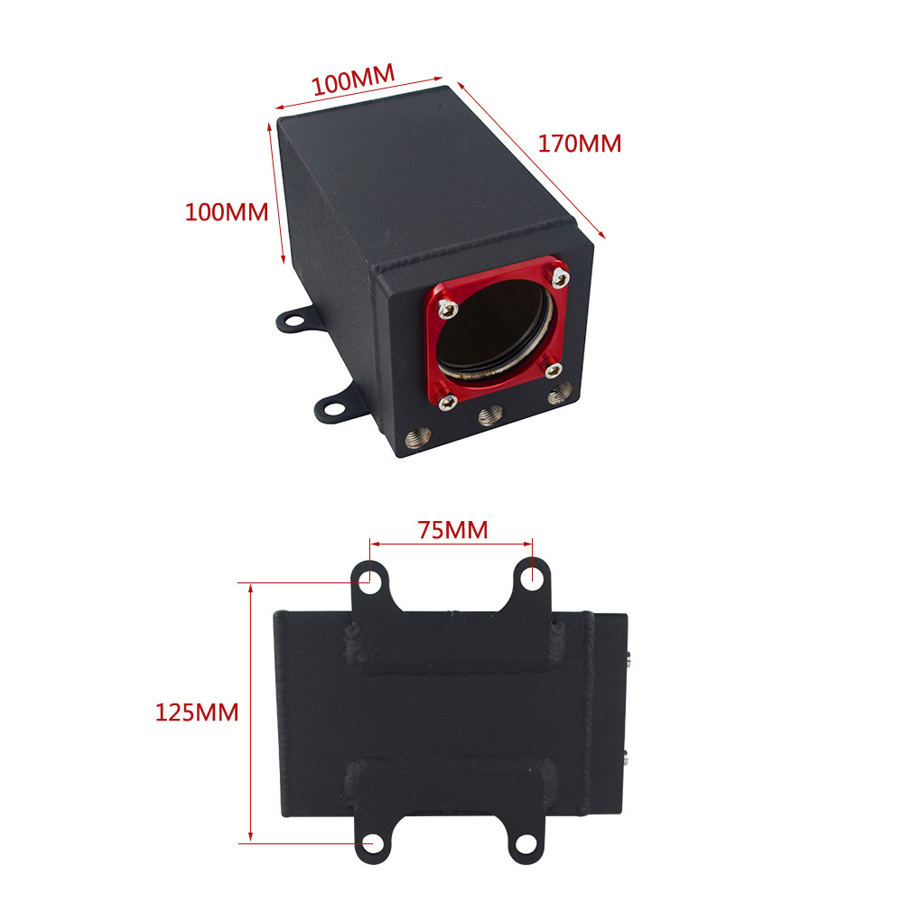 Single Fuel Pump Surge Tank Oil Catch Can With 044 Fuel Pump Or 380 Lph Black Pqy Fuel Pump With