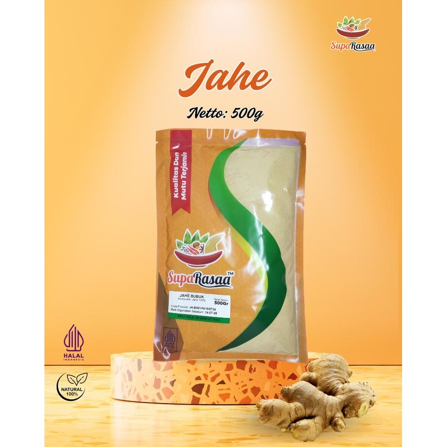 

TERMURAH Jahe bubuk Suparasaa 500gr - Rempah Alami READY STOCK