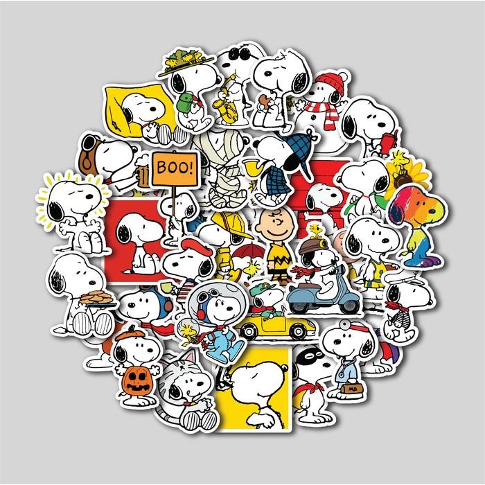 

Pilihan- Sticker Pack Snoopy Stiker Tumbler Laptop Sticker Koper Helm Paper Stationery