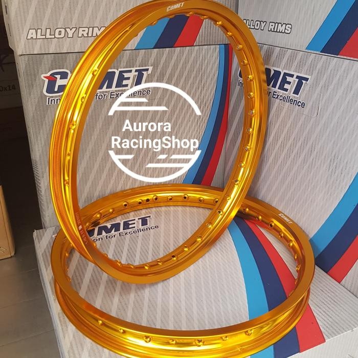 Velg Comet W Shape Ring 17 X 140 / 160 Warna Gold