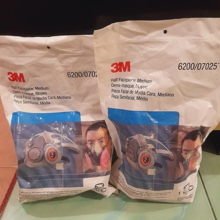 Masker Respirator 3M 6200 & 6300 original