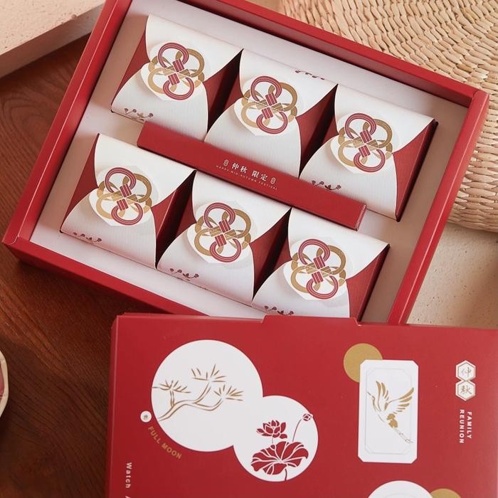Kotak Mooncake Isi 6 K9631 Dus Kue Premium Box Packaging