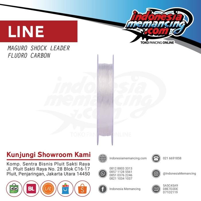 Senar Maguro Fluro Carbon Shock Leader 50M - 20Lb