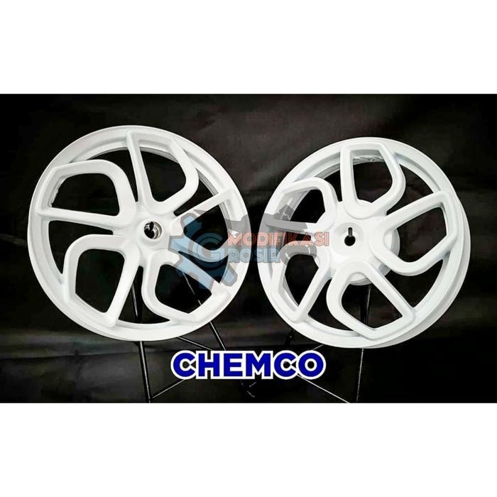 Velg Racing Tapak Lebar Chemco Vario 125 / 150 Penta Putih
