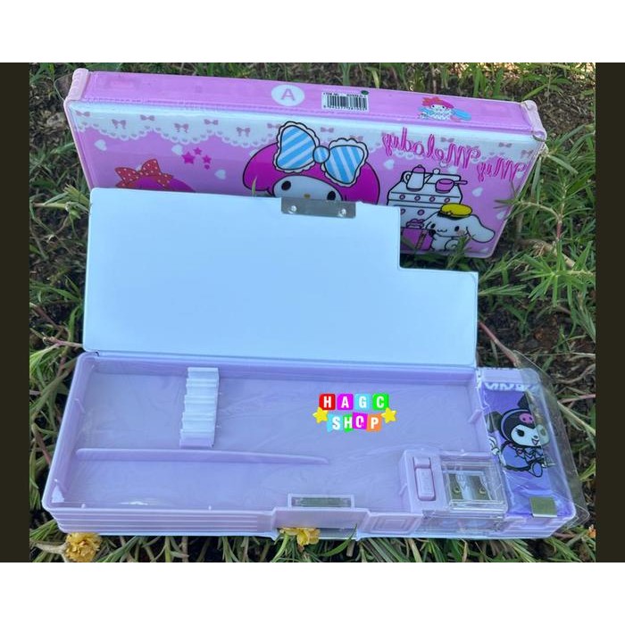 

Sale Tempat Pensil Magnet Karakter 2 Sisi Kotak Pensil Magnet Karakter Dengan Rautan Mini Pensil