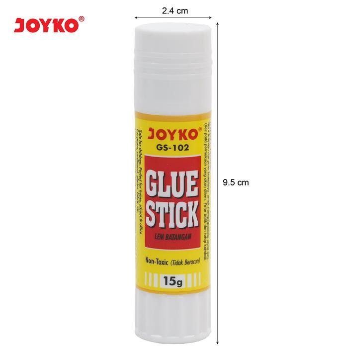 

Joyko Glue Stick 15Gr Lem Kertas Batang Stik Joyko Sedang Gs-102 Box [24Pcs]