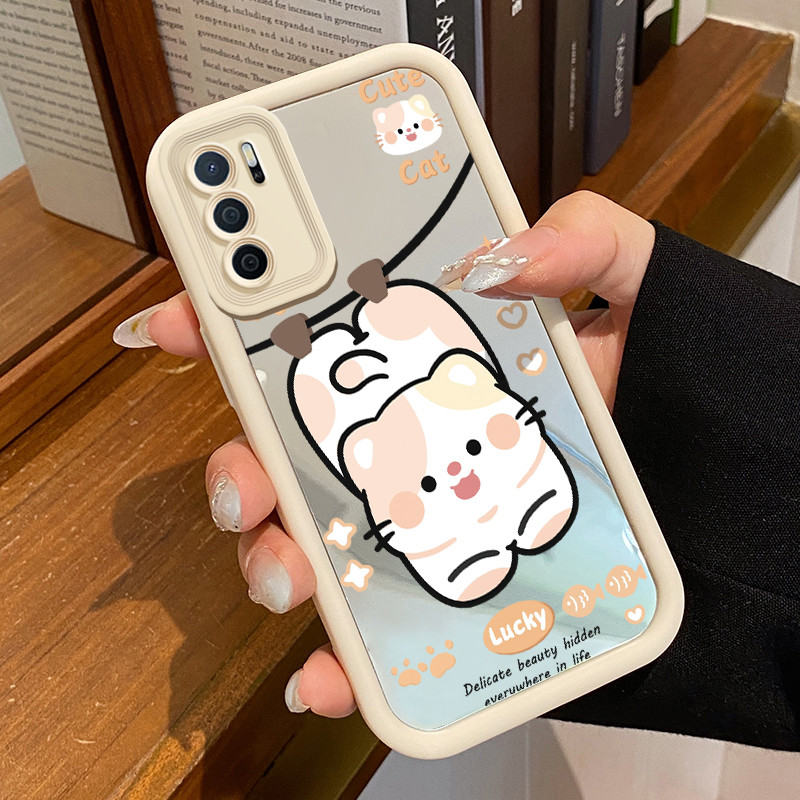 Casing Hp OPPO A16 OPPO A16s OPPO A54s Case Softcase Casing HP Anak kucing nakal yang cantik Silikon