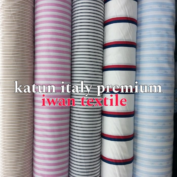 

KAIN KATUN GARIS GARIS KATUN ITALY BAHAN BAJU PRIA WANITA PREMIUM GARMENT KODE 349