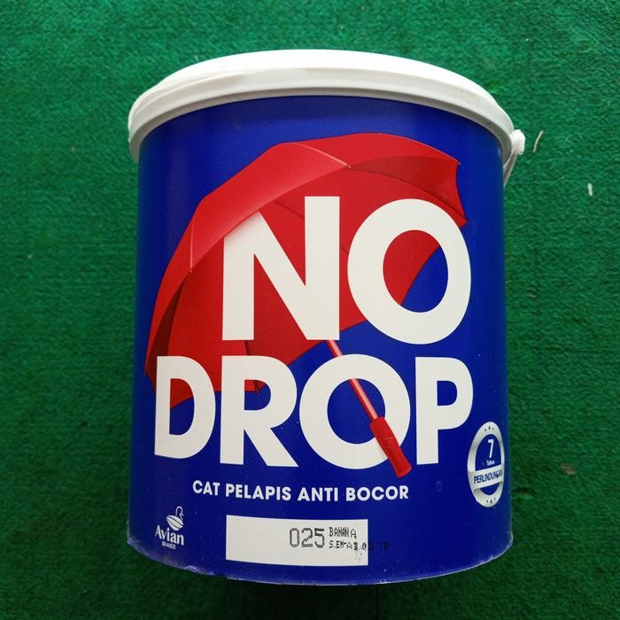 Terbaik No Drop Warna Kuning 025 Banana, Cat Pelapis Anti Bocor 4 Kg ( Galon) 100% Ori