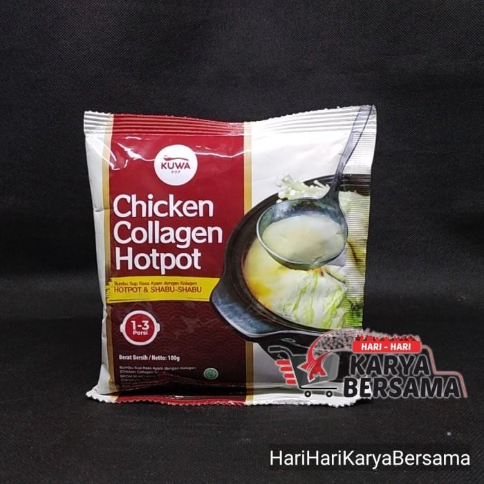 

TERLARIS BUMBU KUAH MASAK KUWA CHICKEN COLLAGEN SOUP HOTPOT SHABU SHABU 100GR READY STOCK