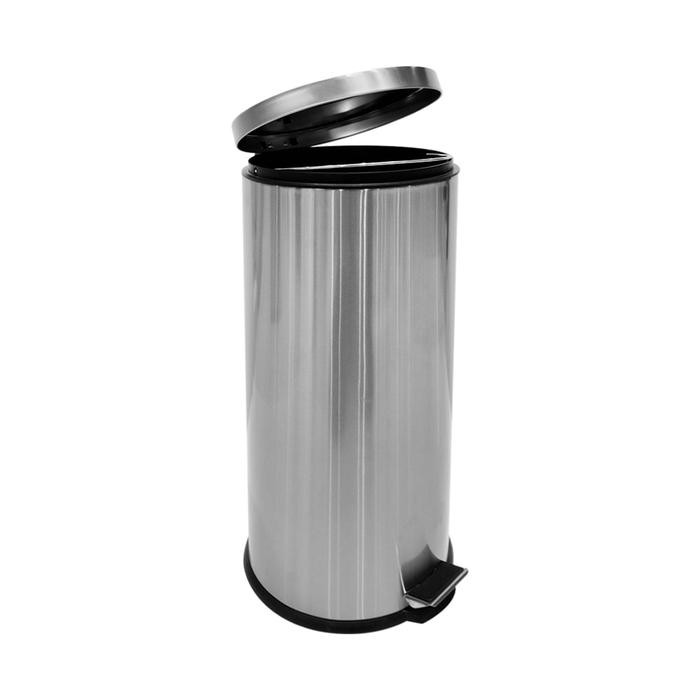 Tempat Sampah 30 Ltr Stainless Slow Close - Silver