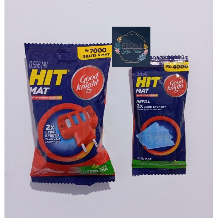 HIT MAT ANTI NYAMUK ELEKTRIK/obat nyamuk electric tanpa kabel tanpa asap dan bau/Alat & Refill