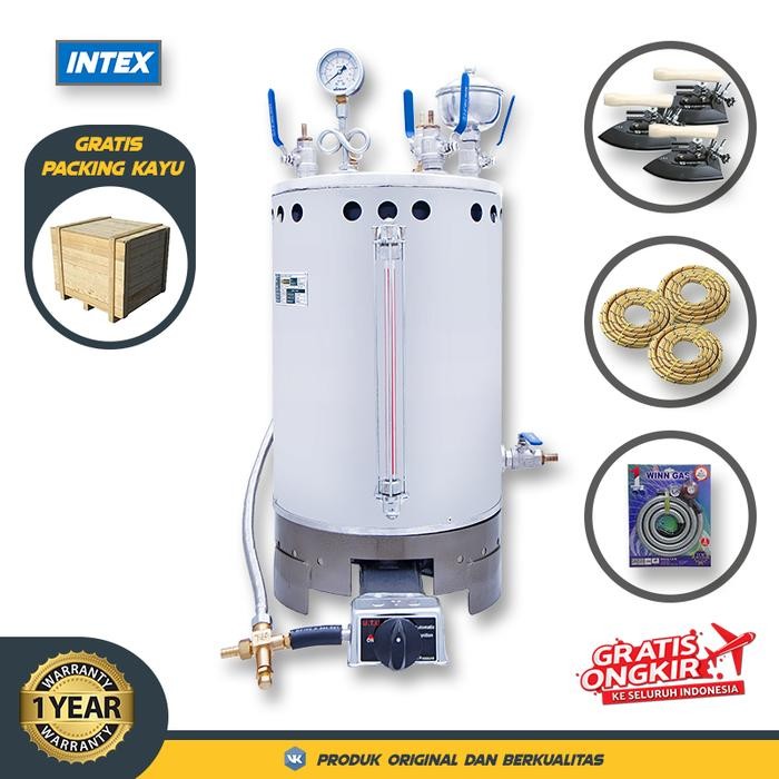 INTEX Boiler 25 Liter Laundry Setrika Uap Boiler Laundry 25 Ltr Bagus