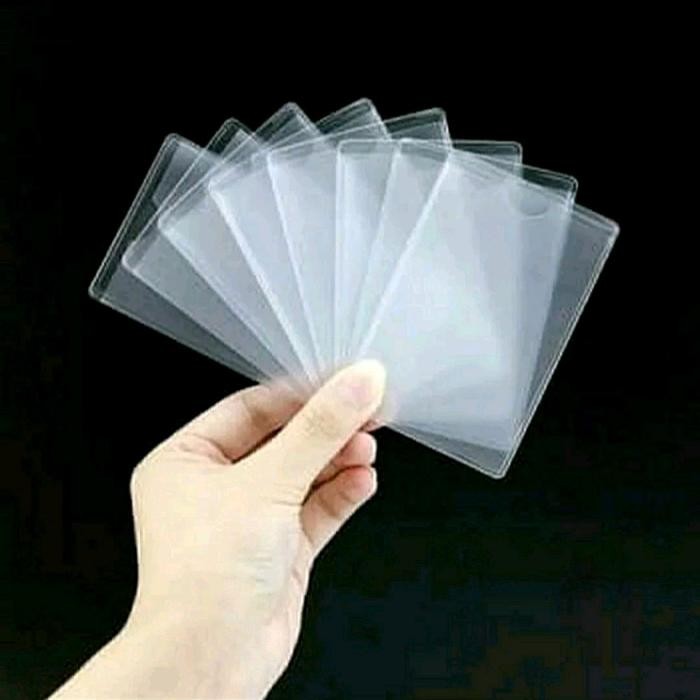 

New (isi 10 lembar) Plastik Pelindung untuk KTP SIM ATM kartu Kredit E Toll E Money