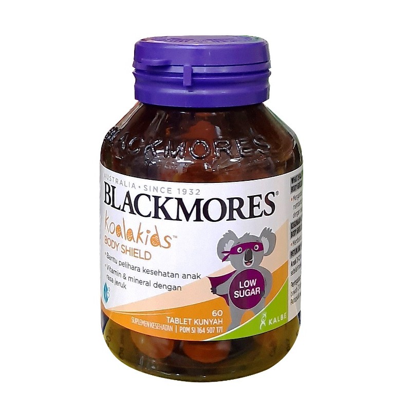 

S26902 BLACKMORES KIDS BODY SHIELD SUPLEMEN 60 TAB BOTOL MAJU BERSAMA (20250910)
