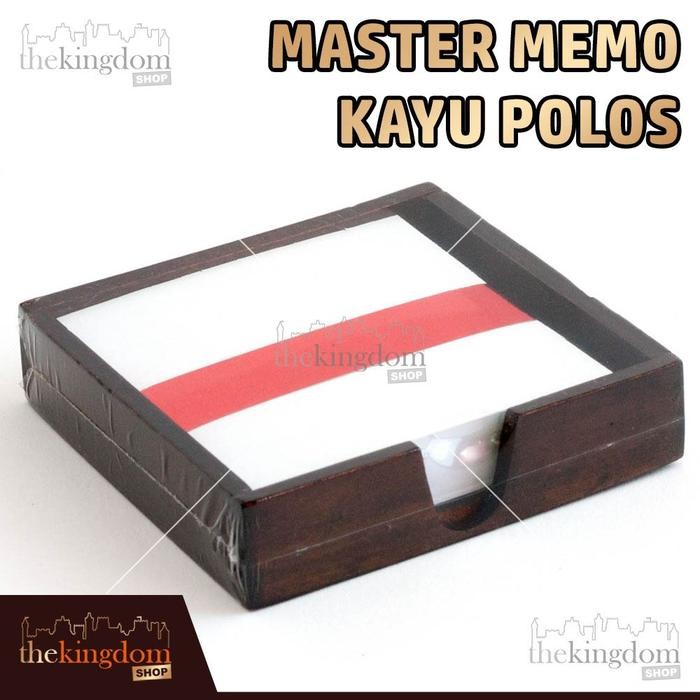 

Master Memo Kayu Polos Tray Kertas Kotak Memo