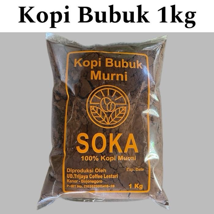 

DISKON KOPI BUBUK MURNI 1kg - Kopi Bubuk Murah Cap Soka - Kopi bubuk khas warung kopi - Robusta