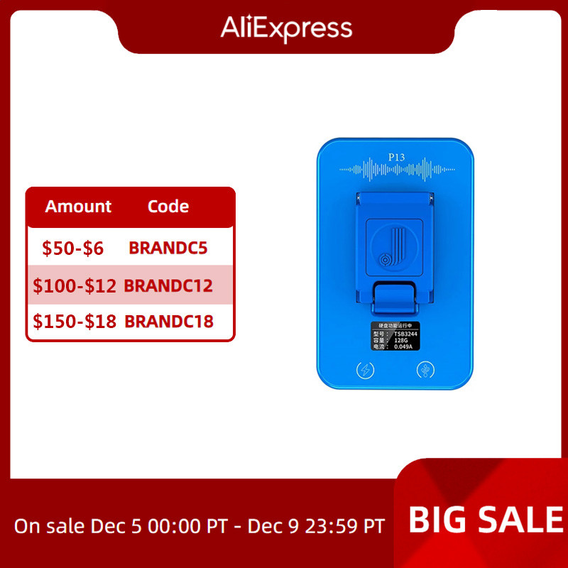 JC P13 PCIE NAND Hard Disk Programmer for 8-13 Promax BGA 60 70 110