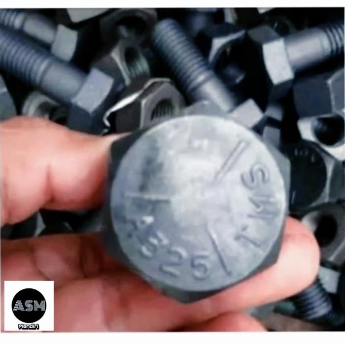 Baut Mur Baja A325 1 X 4"