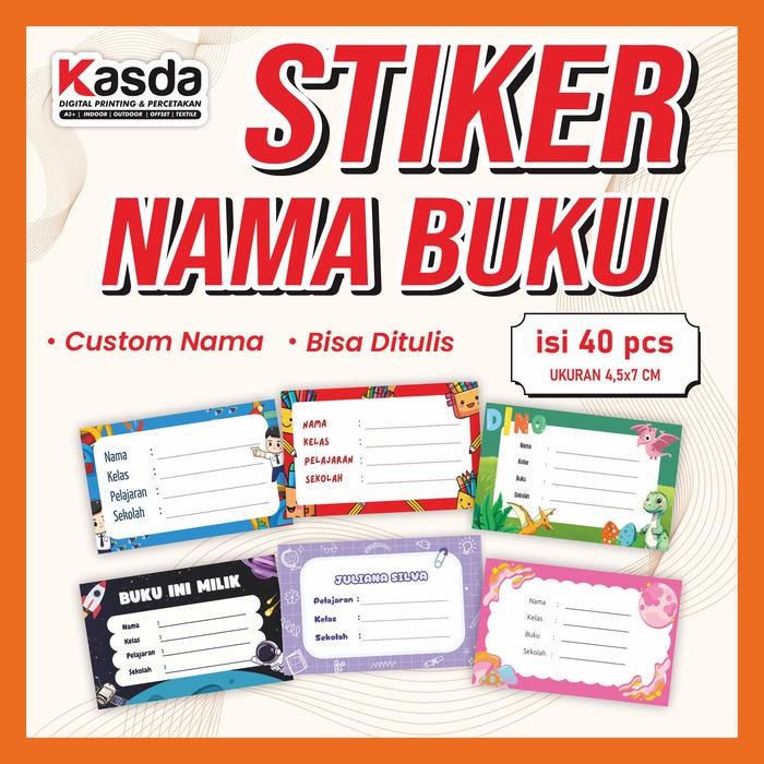 

OJ STIKER NAMA BUKU TULIS SEKOLAH