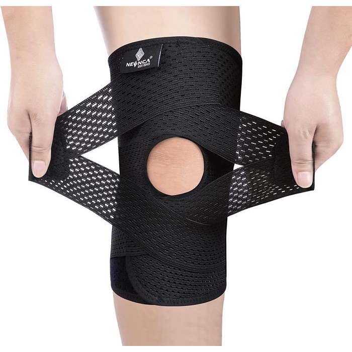 ASLI NEENCA Professional Knee Brace with Side Stabilizers MedicalKnee Black READY STOCK