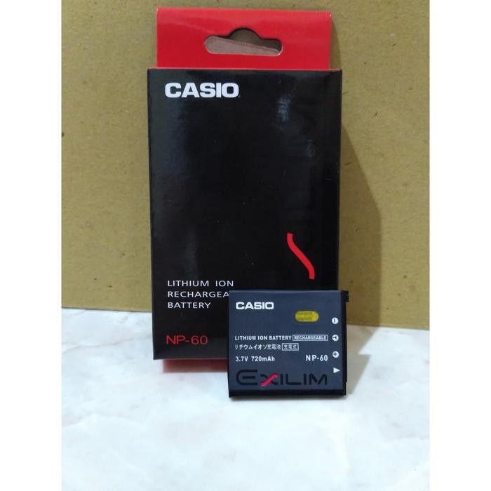 Paling Baik Baterai Casio Np-60 Untuk Exilim Ex-S10 Ex-Z80 Ex-Fs10 Ex-Z9 Dll. Terlariss 