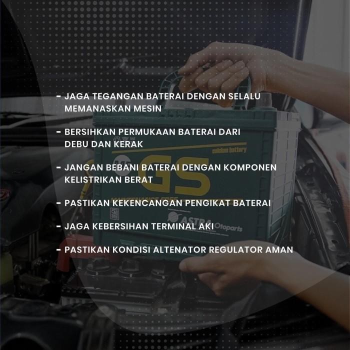 Gs Mf Astra Aki Mobil Isuzu Panther Diesel Ns70 - 65Ah Aki Kering