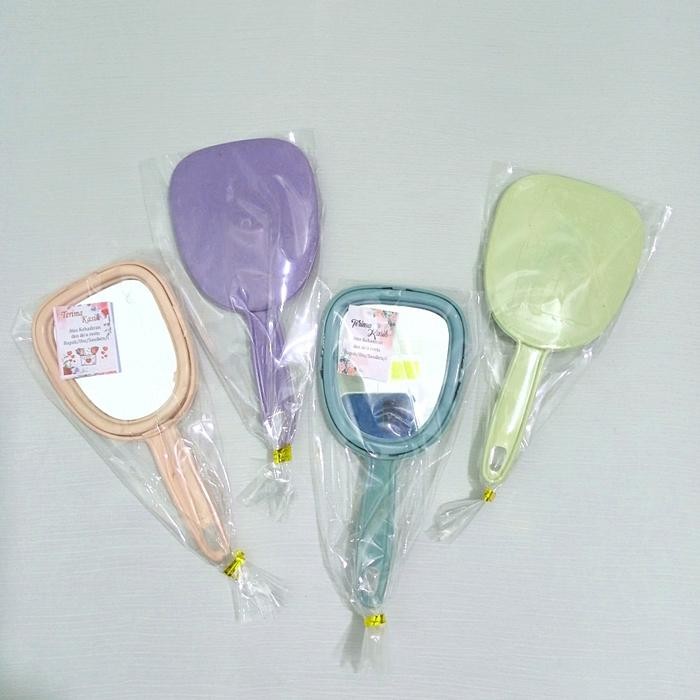 Souvenir Kaca Gagang / Cermin Hias Kecil