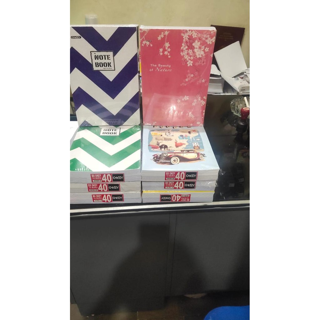 Buku Tulis Merk OKEY Isi 40 lembar