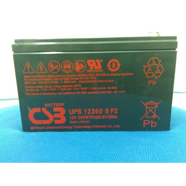 Terhemat Csb Battery 12V 6Ah Terlariss 