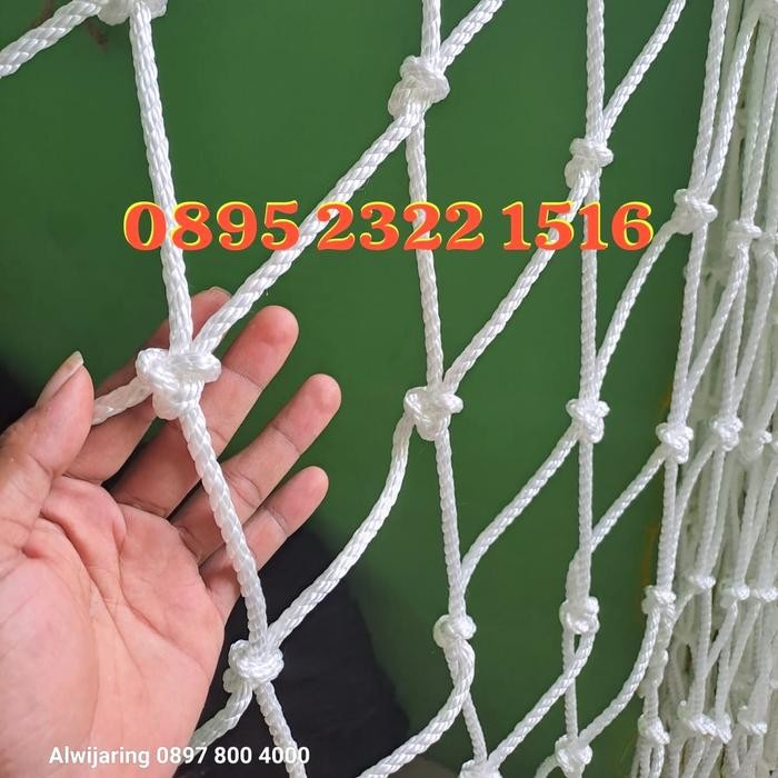 NEW jaring gawang sepak bola 6 mm Nilon Japan
