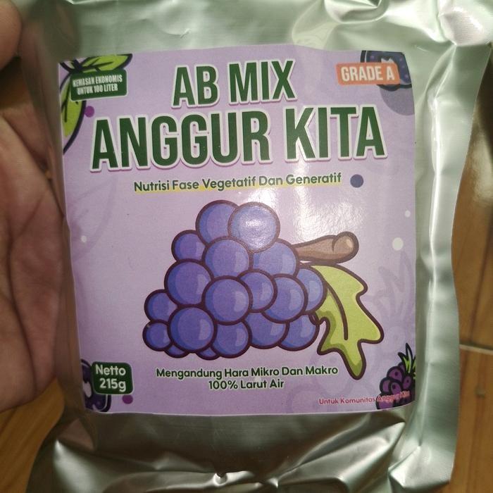 Promo Ab Mix Anggur Kita Pupuk Praktis Fase Vegetatif Dan Generatif Paket Ekonomis Untuk 100 Liter