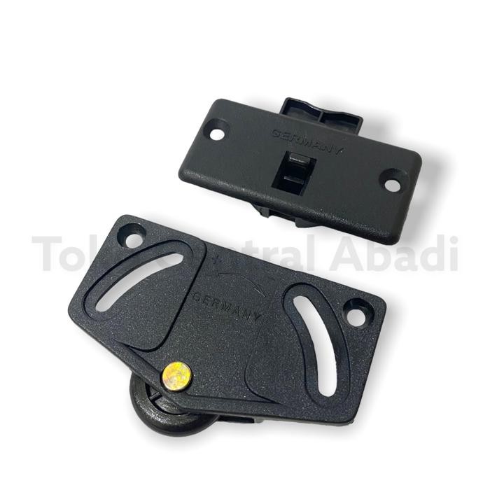 Roda pintu lemari sliding geser/ rel sliding door 3595-AB Germany