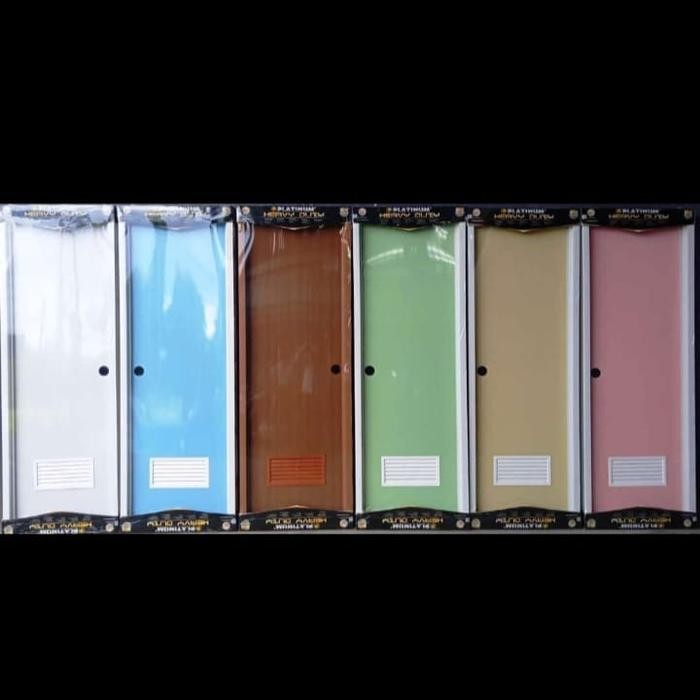 pintu kamar mandi PVC merk PLATINUM TEBAL HEAVY DUTY