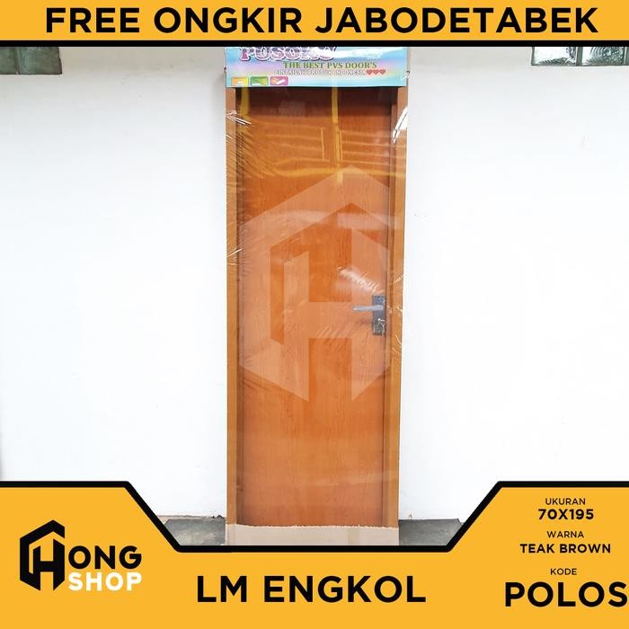 Pintu Kamar Mandi PVC TEBAL POLOS - LM ENGKOL