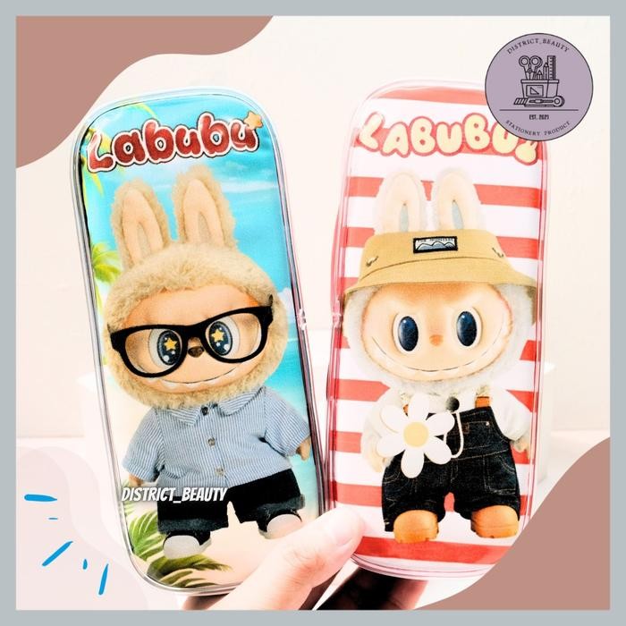 

New KOTAK PENSIL JELLY LABUBU TEMPAT PENSIL PLASTIK MOTIF LABUBU KOTAK PENSIL ANAK LABUBU LUCU