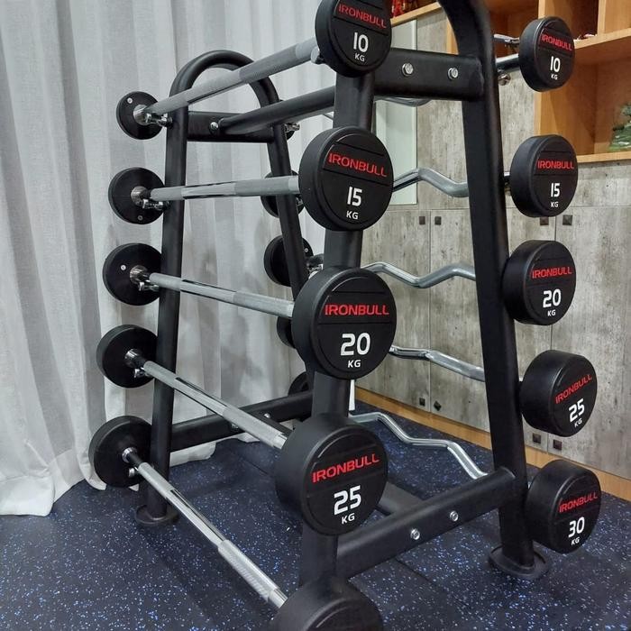 FIXED BARLBELL & CURL BARBELL SET