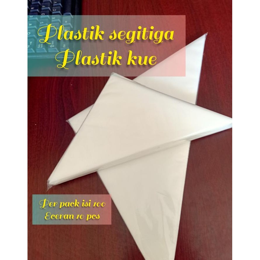 Plastik segitiga, Piping bag untuk hiasan kue