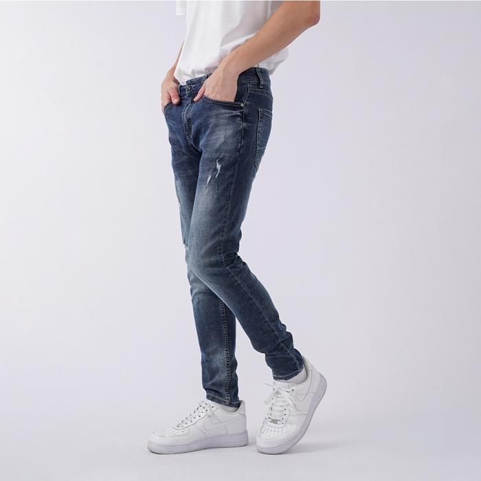 CELCIUS Celana Denim Destroy I31000085C Biru