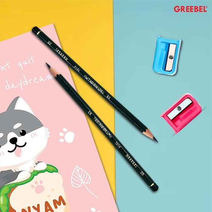 

GREEBEL Pensil Set Alat Tulis Anak Sekolah (STATIONERY SET 4 IN 1) / Stationery Set Paket Alat Tulis