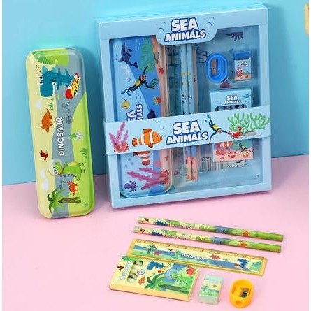 

STUDY SET - CD8015 + Pencil case 7 in 1 Stationery