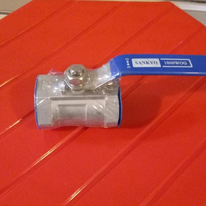 Spesial Stop Kran 2,5 Inch Stainless Steel Sankyo Ball Valve 2,5 Inch Ss316 Terlariss 