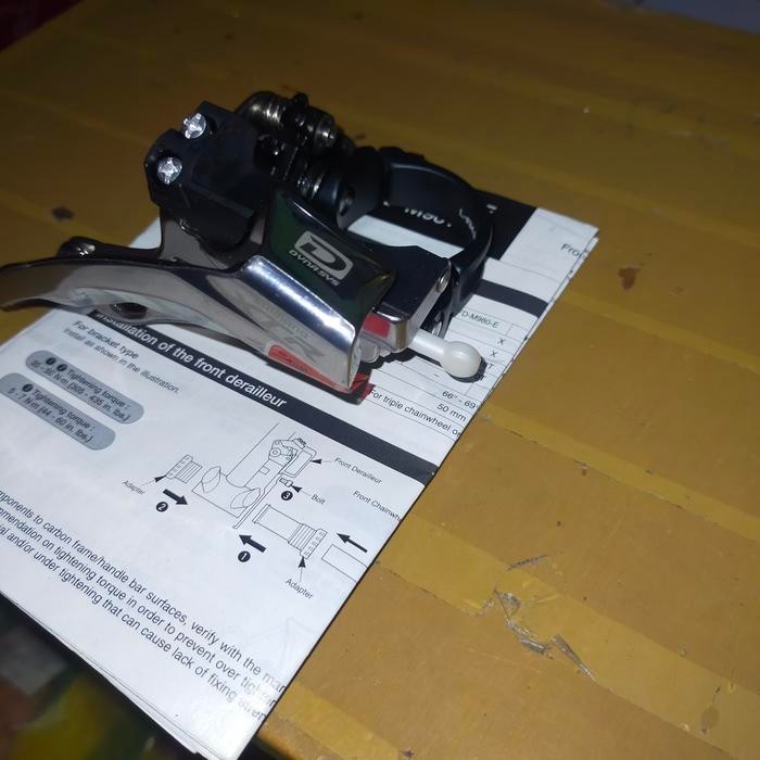 FD XTR M-980 3SPEED CLAMP 34.9 MM TARIKAN ATAS BAWAH NOT DEORE XT