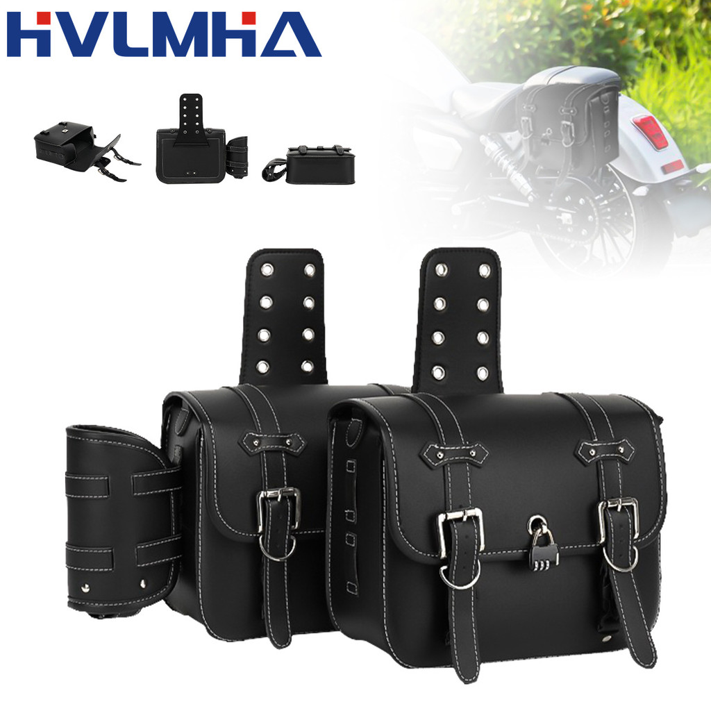 Motorcycle Saddlebag Side Bag PU Waterproof Tool Bag For Honda Rebel 500 CMX500 2017-2021 For Rebel 