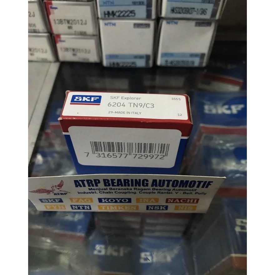 (Best) BALL BEARING 6204 TN9/C3 SKF