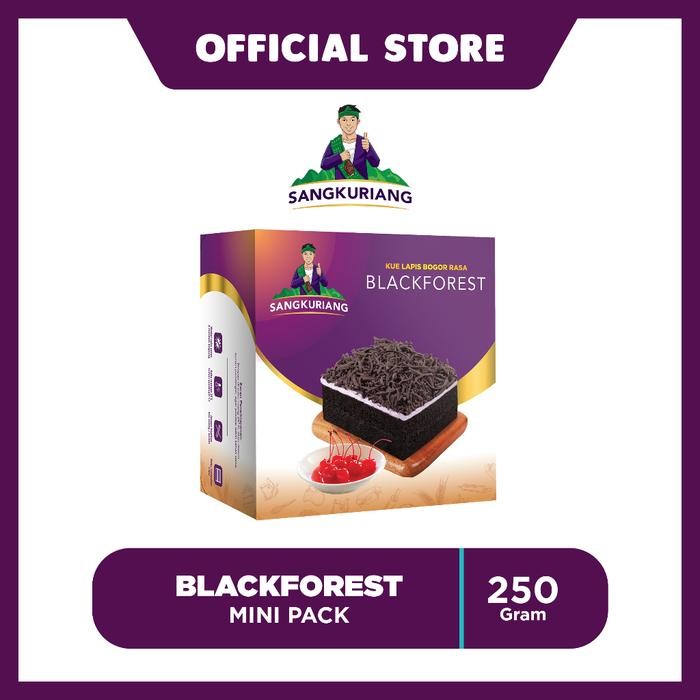 kp64- Lapis Bogor Sangkuriang Blackforest - Mini Pack (250Gr)