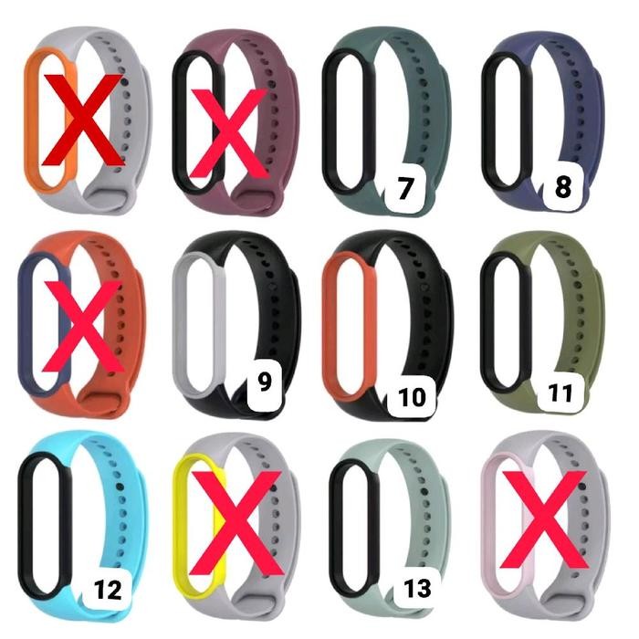 Strap Tali Miband 5 Mi band 6 Original rubber silicone