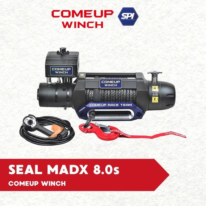Ready COMEUP WINCH MADX 8.0 - WINCH MOBIL OFFROAD OVERLAND EXTREME ADVENTURE WATERPROOF