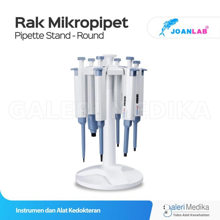 Joanlab Rak Mikropipet / Mikro Pipet / Rack Pipette Stand Round