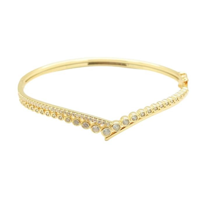 Bangle Kerlip Vol.6 Collection BG210330 Hala Gold 8K Yellow Gold best seller